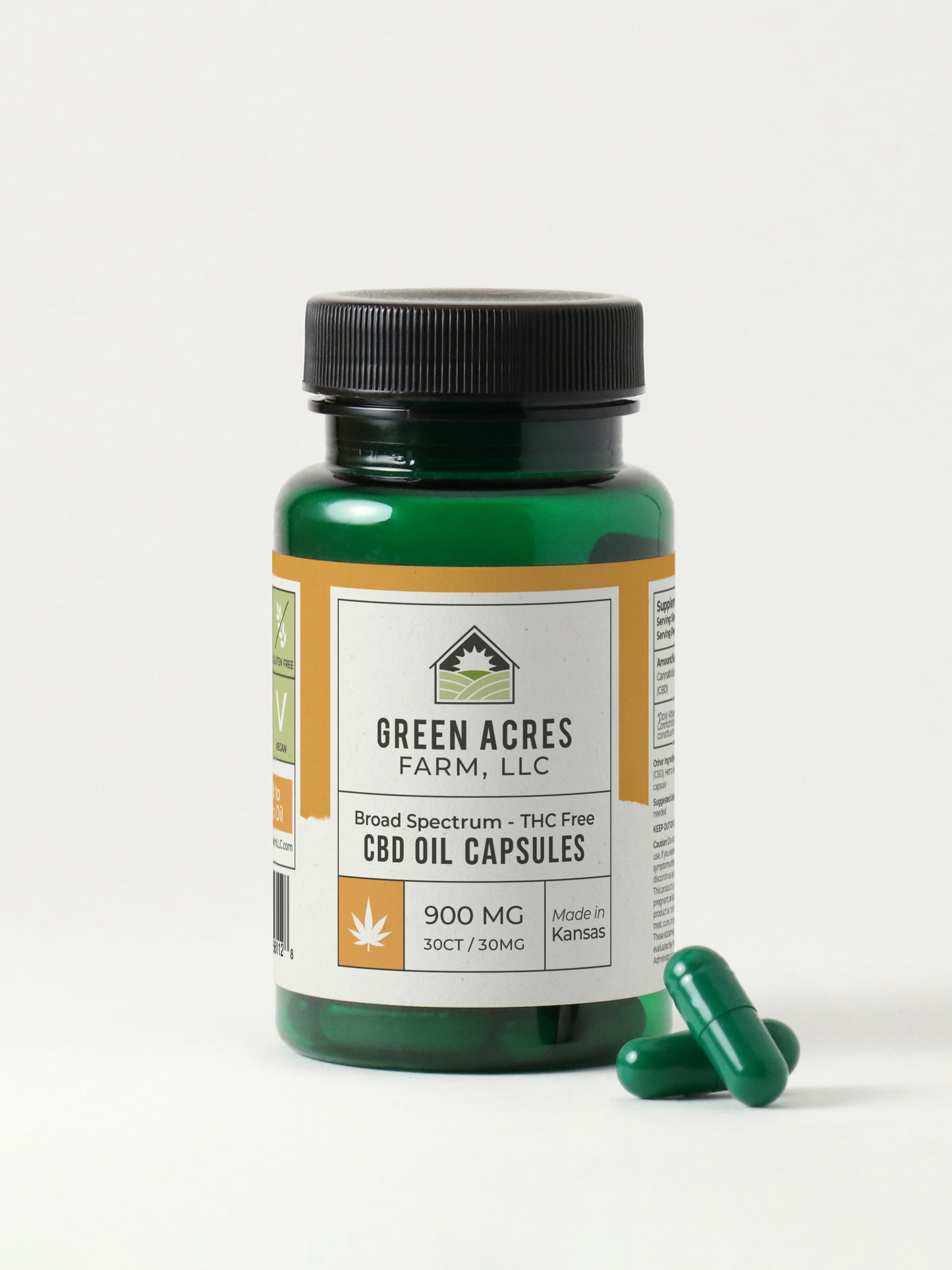 THC-Free CBD Capsules - 30 Pack