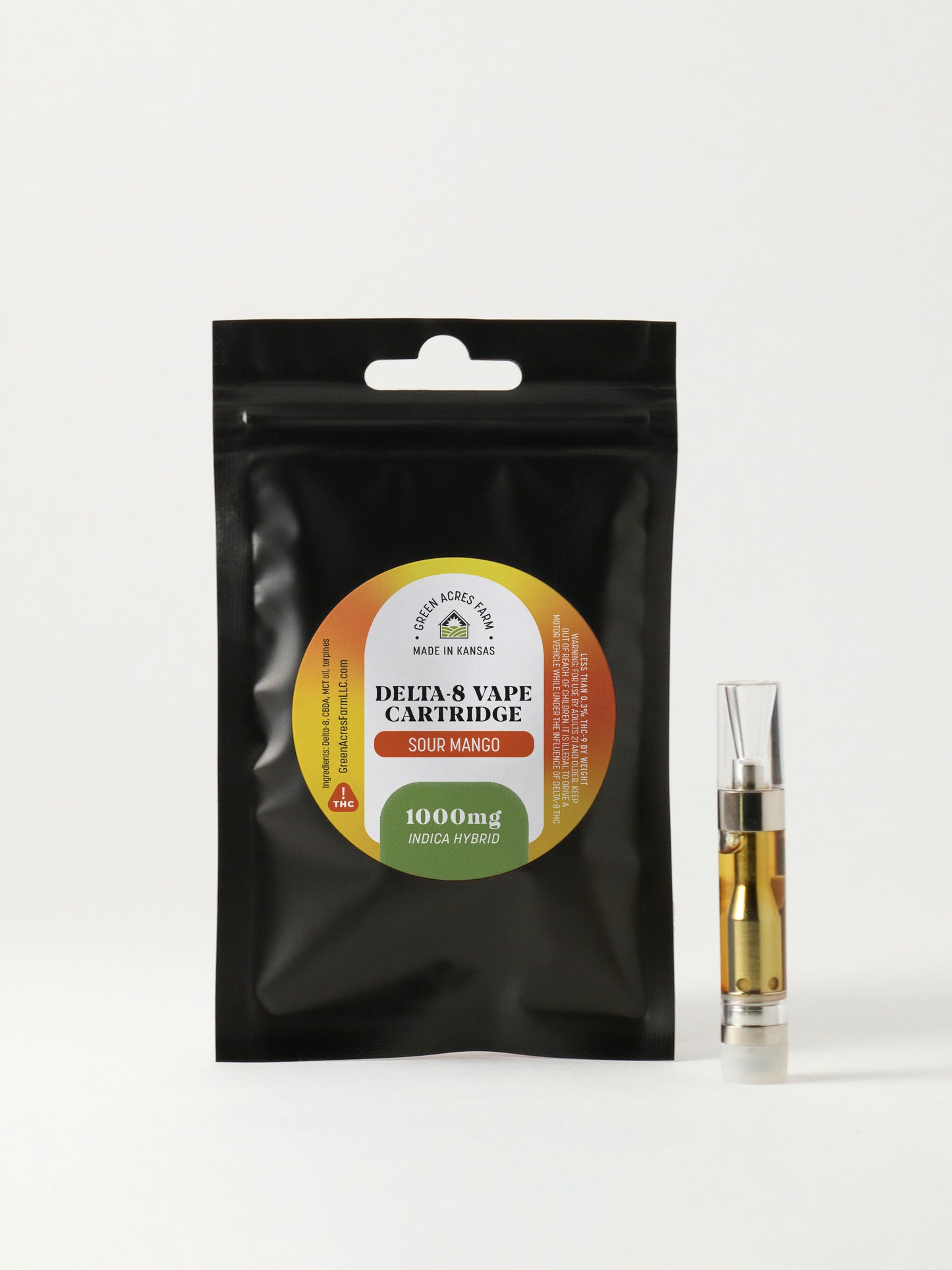 Delta-8 Cartridge - Sour Mango (1000mg)