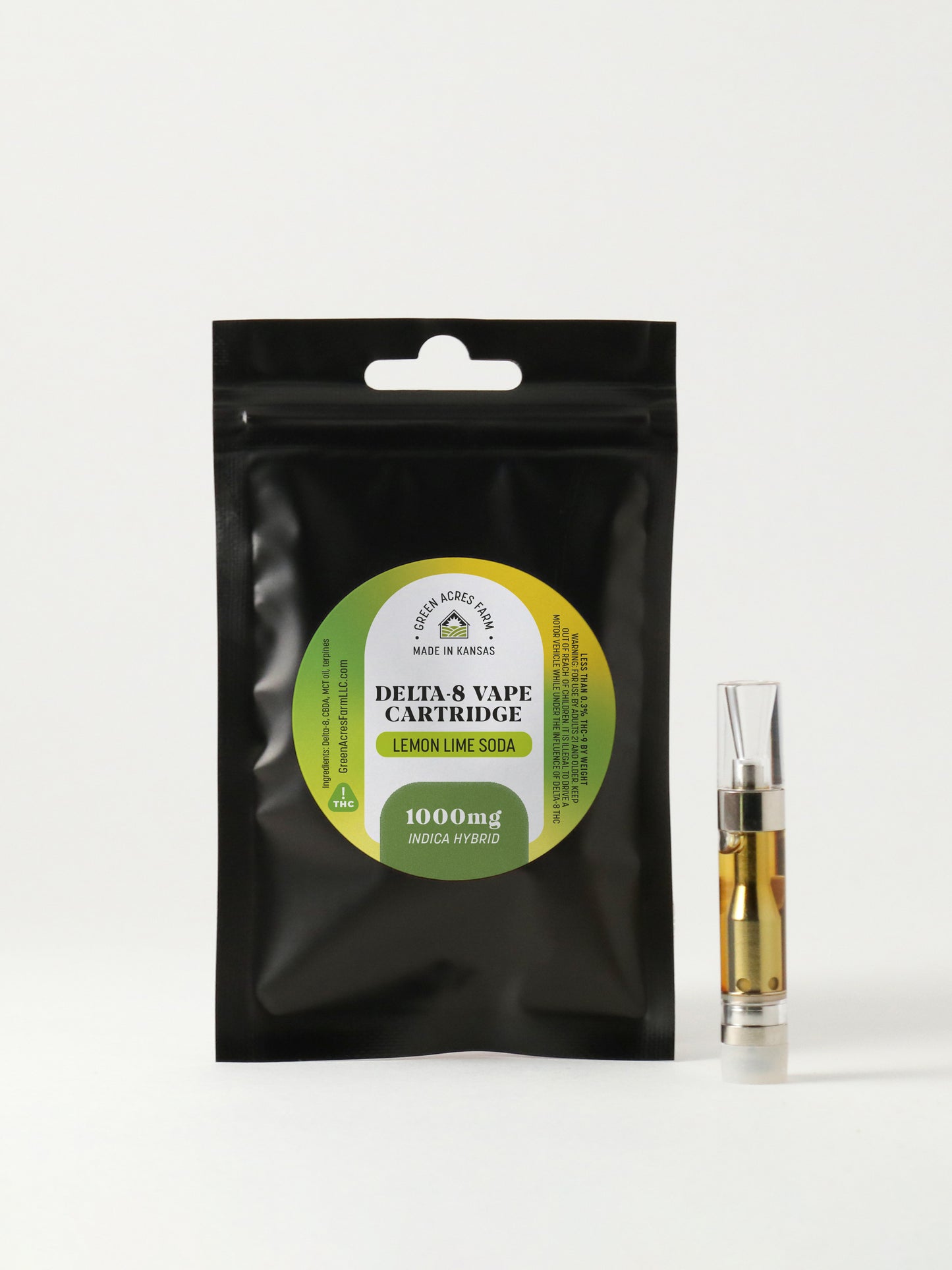 Delta-8 Cartridge - Lemon-Lime Soda (1000mg)