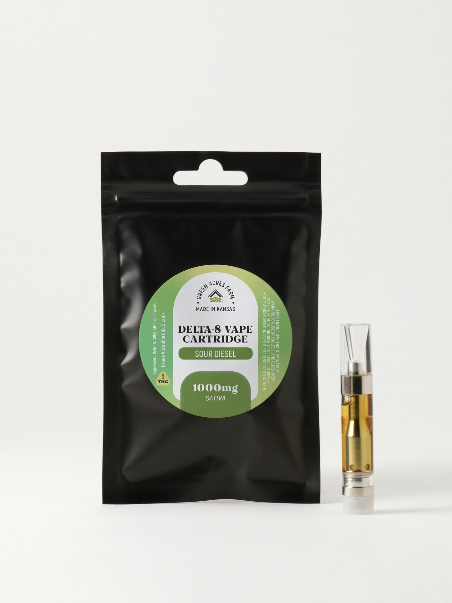 Delta-8 Cartridge - Super Sour Diesel (1000mg)