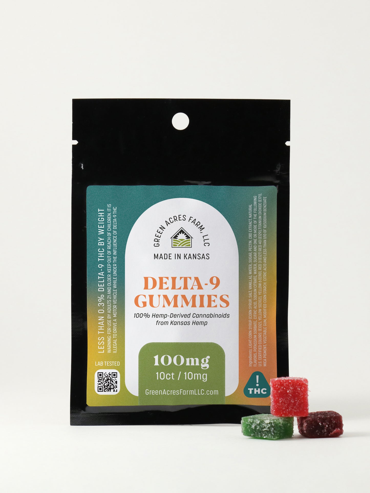 Delta-9 THC Gummies - 10 Pack (10mg)