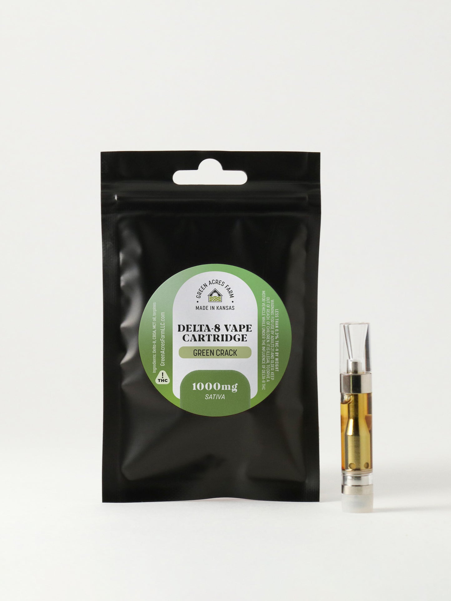 Delta-8 Cartridge - Green Crack (1000mg)