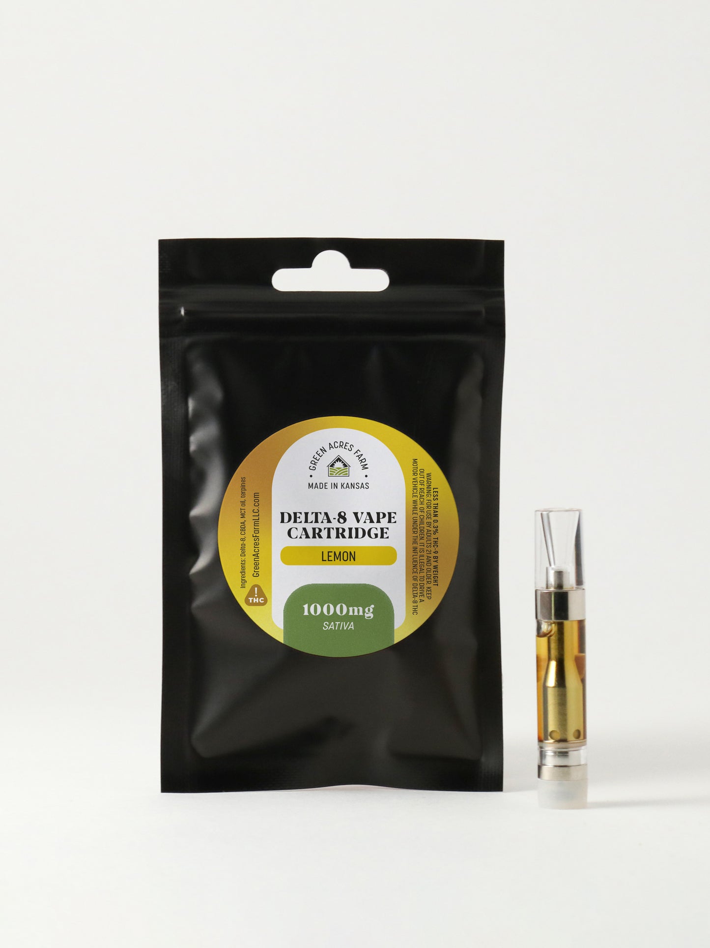 Delta-8 Cartridge - Lemon (1000mg)