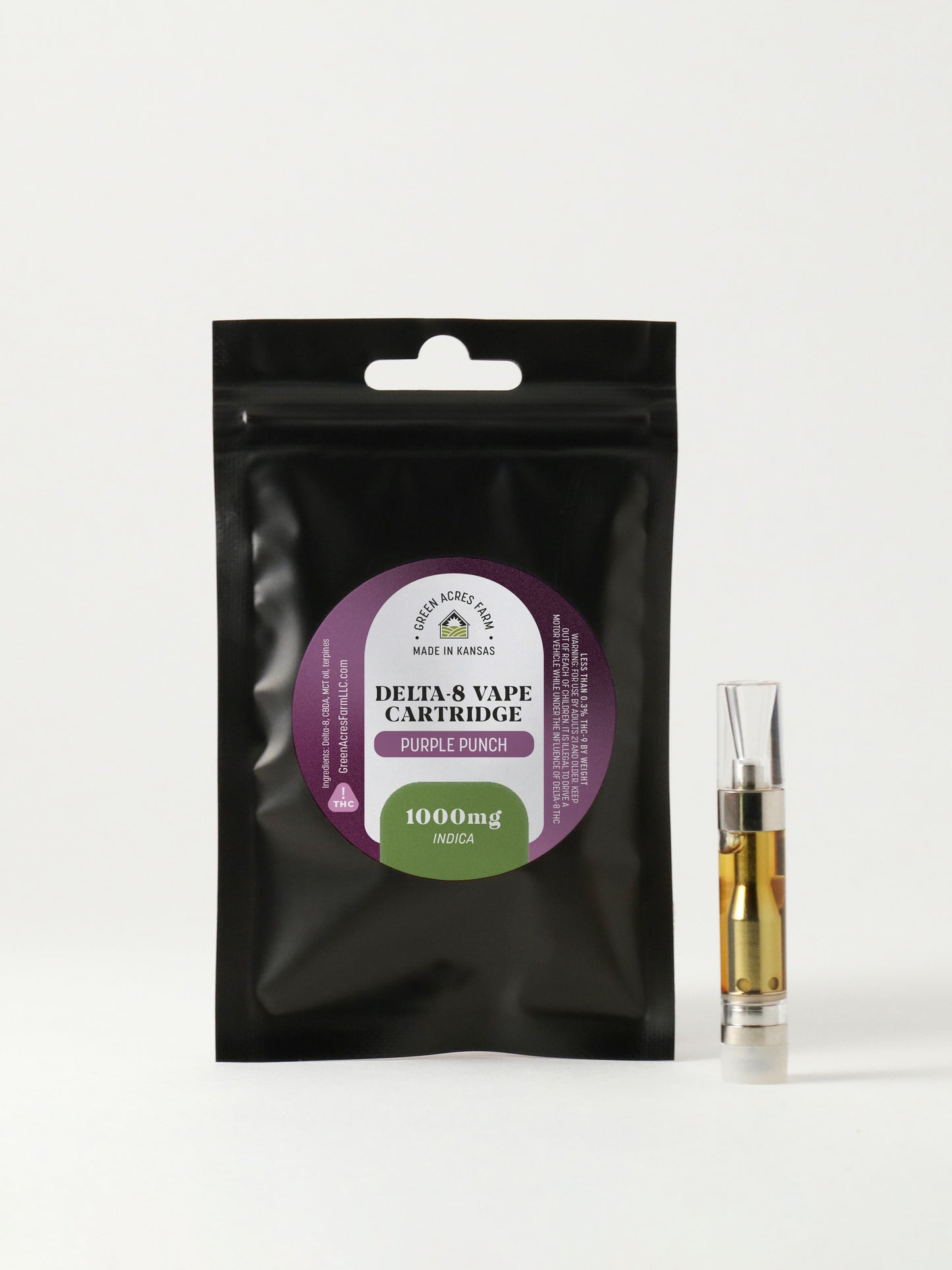 Delta-8 Cartridge - Purple Punch (1000mg)