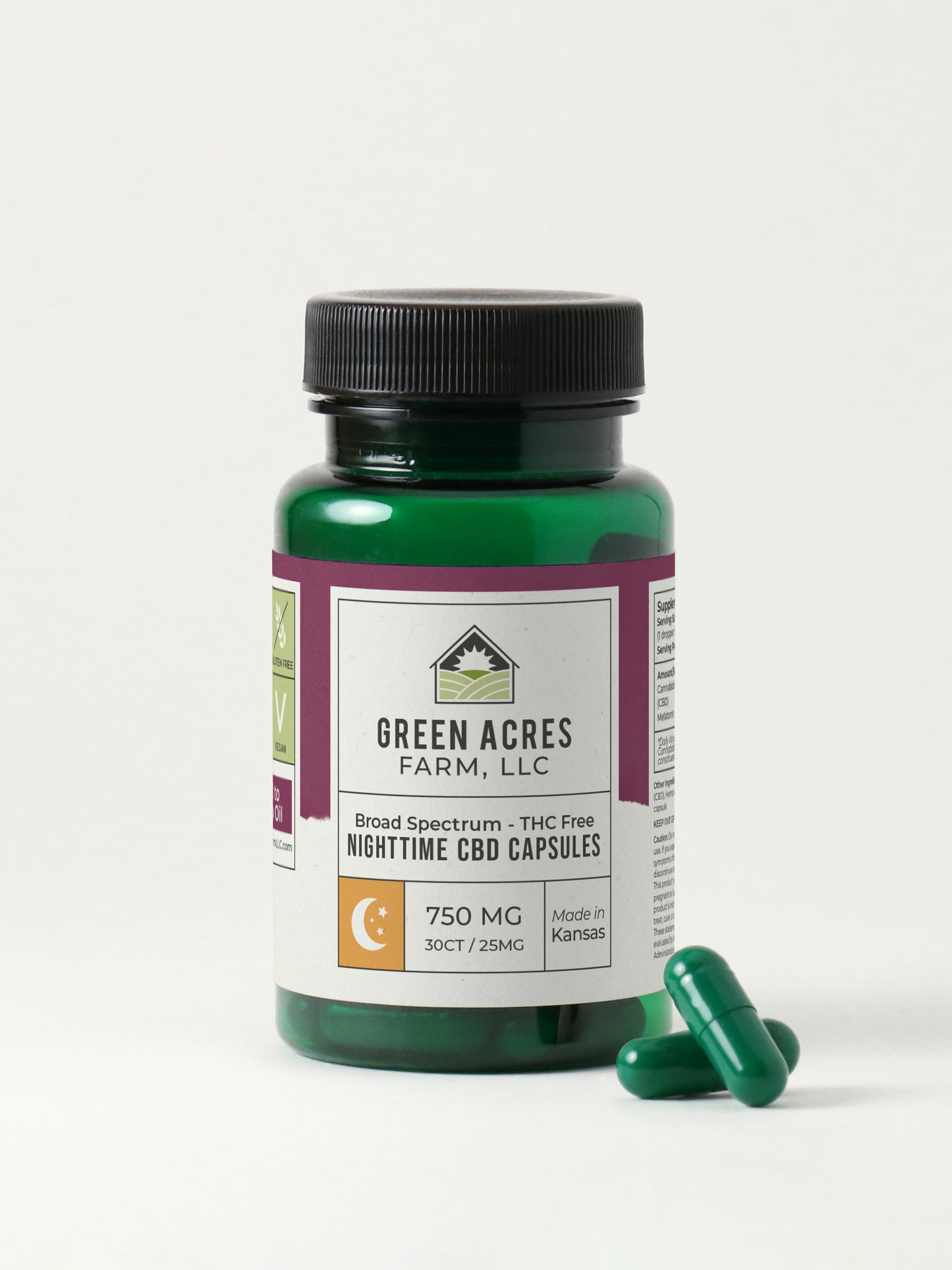 THC-Free Nighttime Capsules - 30 Pack