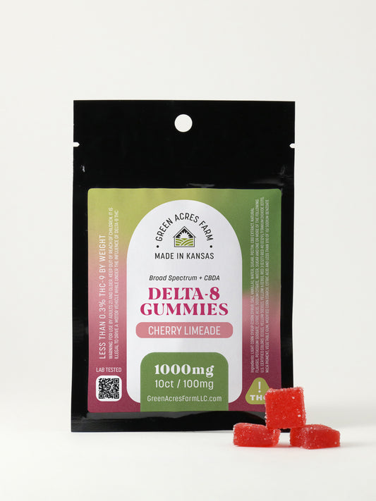 Delta-8 Gummies - Cherry Limeade (100mg)