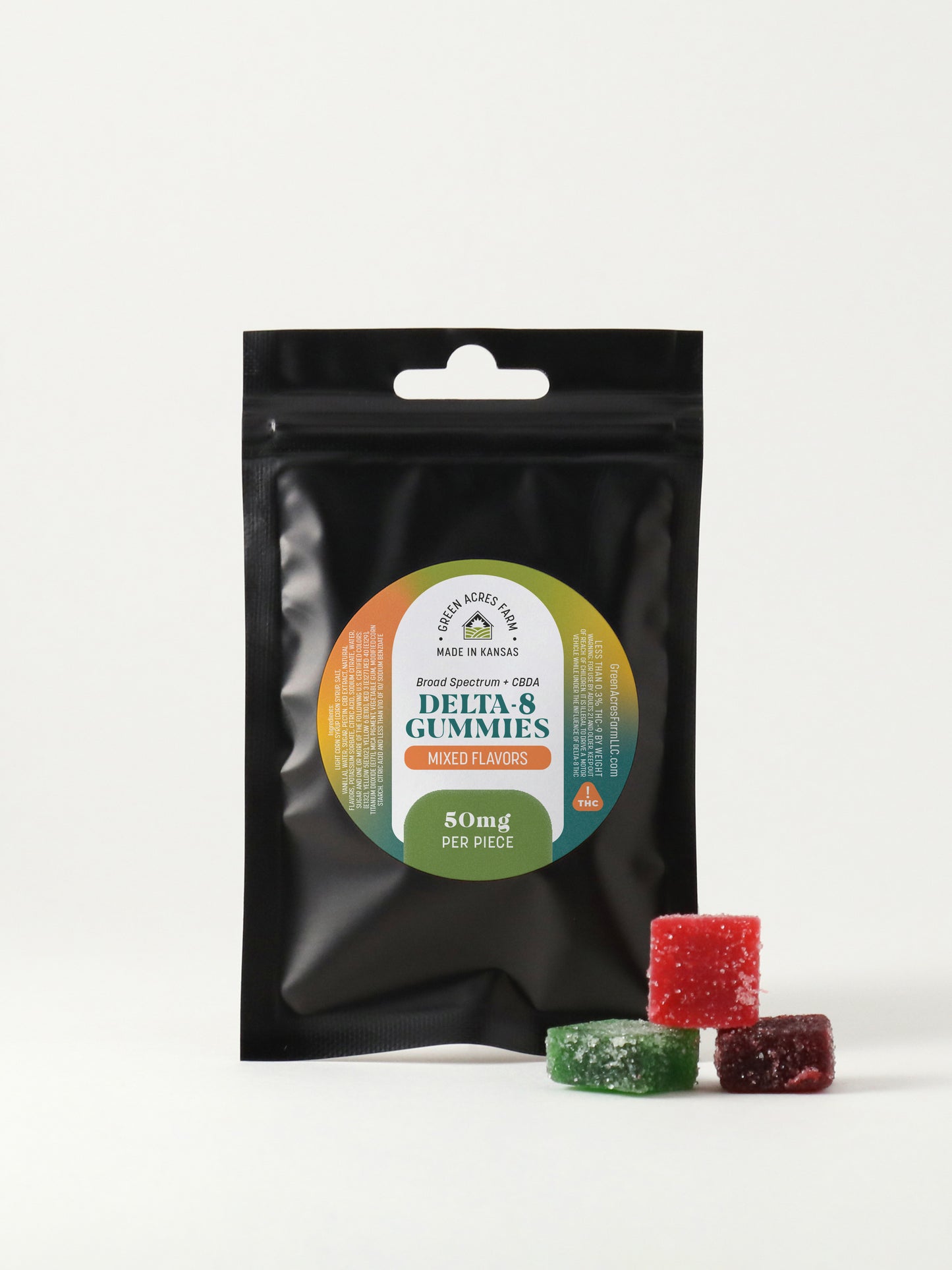 Delta-8 Gummies - Mixed Flavors Variety Pack (50mg)